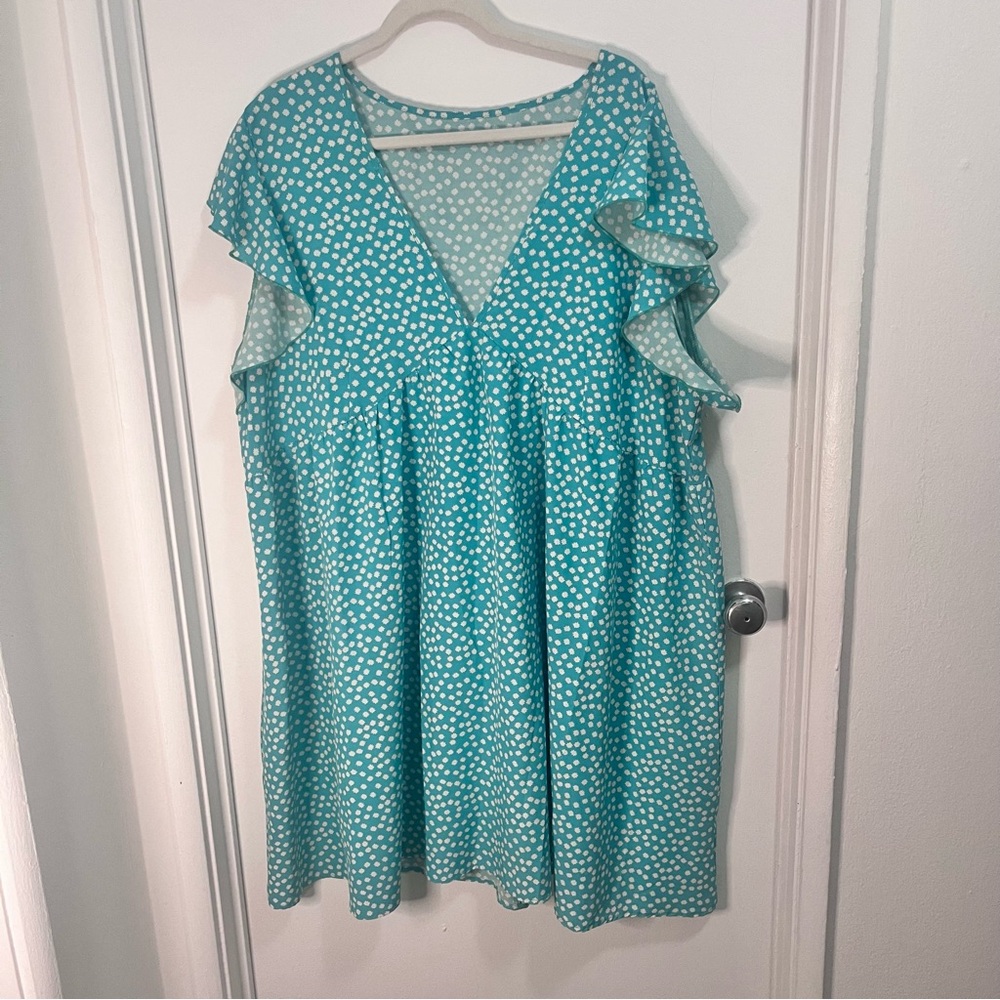Summery and Lightweight Polka Dot Shein Curve Dress